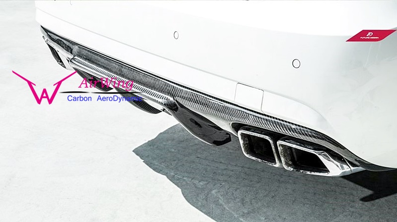 W212 - Future-Design style Carbon Rear Diffuser 03